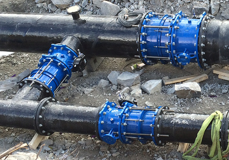 Butterfly valves and pipes