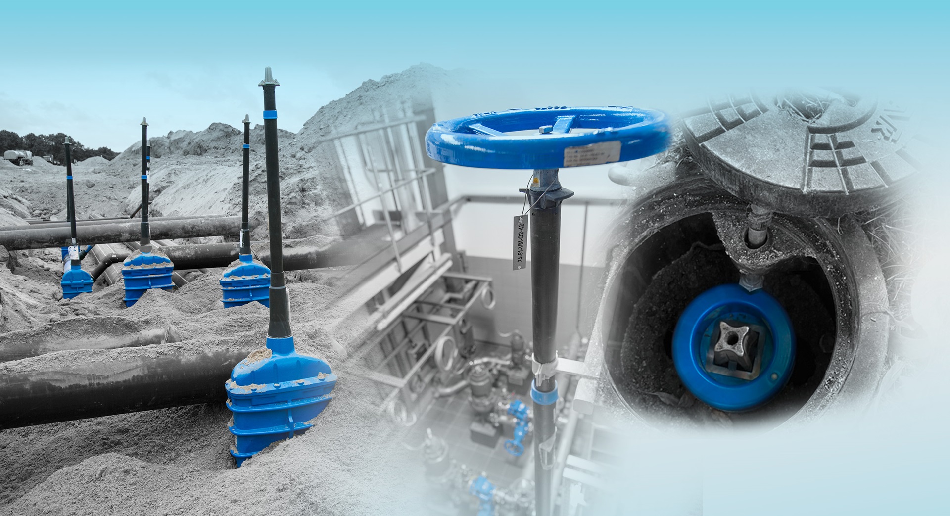 Different types of accessories for gate valves