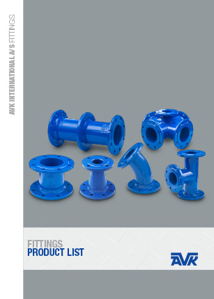 Frontpage of fittings price list catalogue