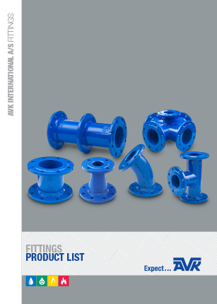 Frontpage of fittings price list catalogue