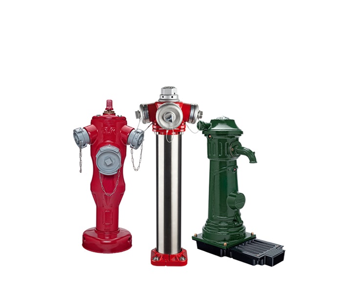 Products for water supply hydrants