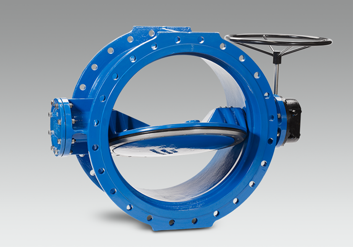 Animation of butterfly valve serie 756