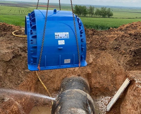 Leakage getting fixed with AVK product