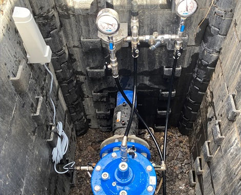 Wireless battery-operated IoT sensors installed underground