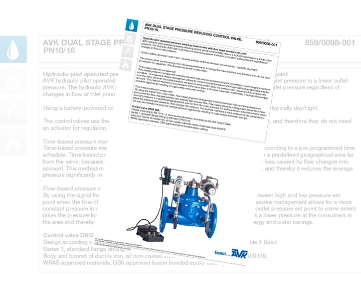Hydraulic pilot operated pressure reducing control valve with dual stage pressure set point