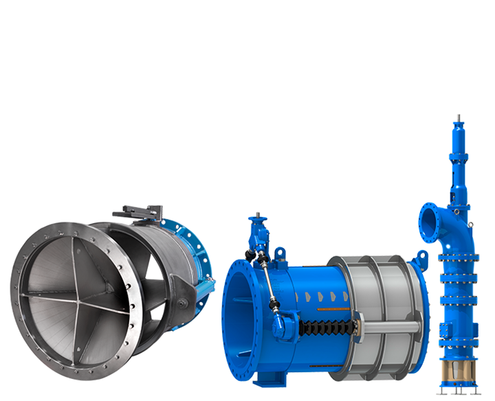 Dams and reservoirs fixed cone submerged