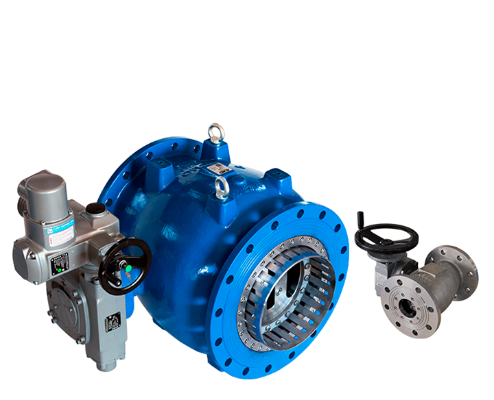 Needle valves for dams and reservoirs