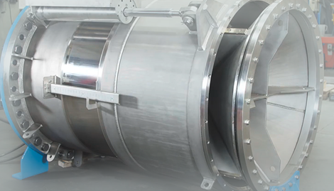 Needle valve for dams, reservoirs and hydropower